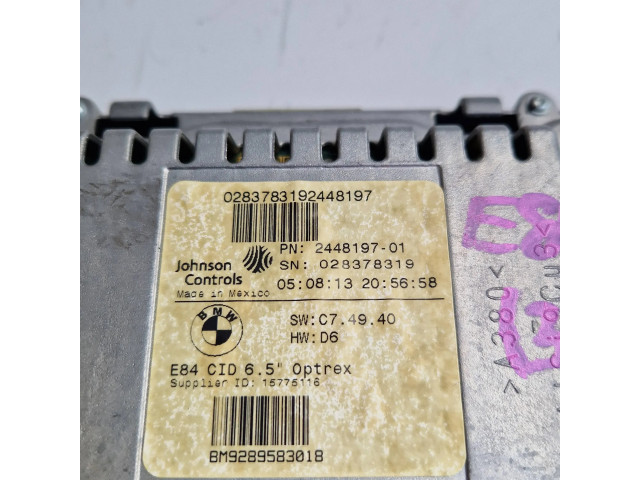 Дисплей    2448197, 028378319   BMW X1 E84