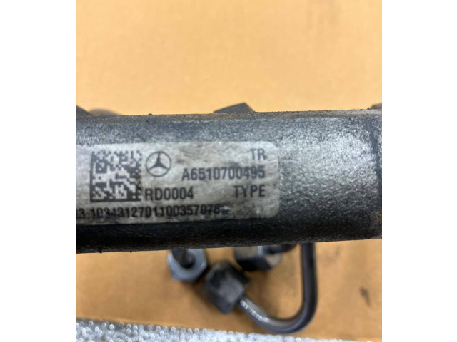 Vstřikovací lišta A6510700495, A6510700700   Mercedes-Benz C W205    M 177.980 