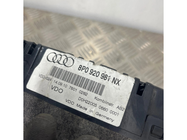 Панель приборов 8P0920981NX, D0H22005   Audi A3 S3 8P       