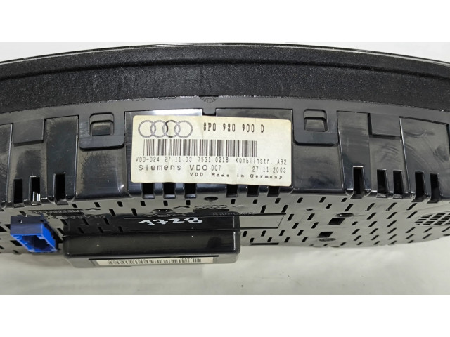 Панель приборов 8P0920900D   Audi A3 S3 8L       