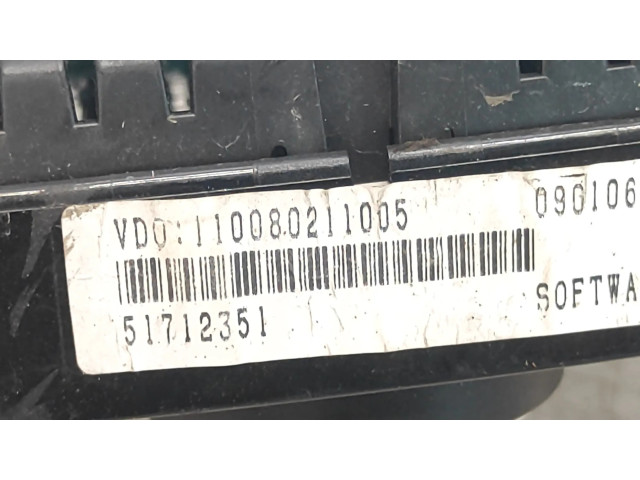Панель приборов 51712351, 110080211   Lancia Ypsilon       