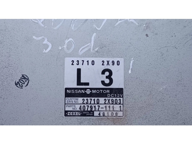 Řídící jednotka 237102X900, 4079171101   Nissan Terrano 2003