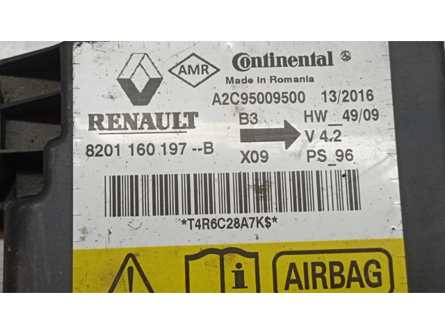 Блок подушек безопасности 8201160197B   Renault Twizy