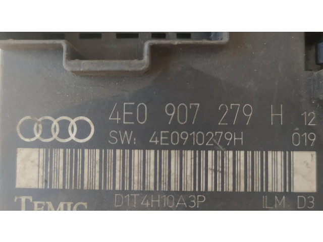 Блок комфорта 4E0907279H, 4E0910279H   Audi A8 S8 D3 4E   