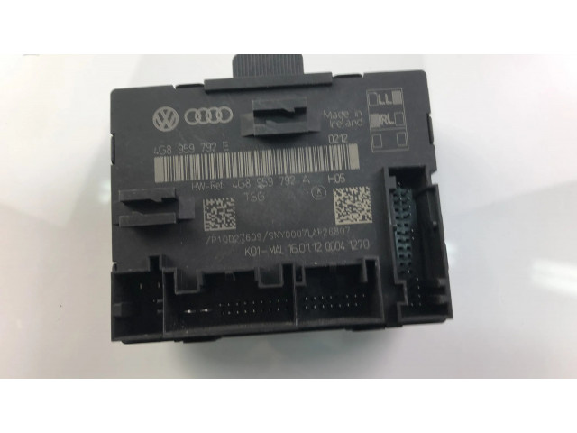 Блок управления 4G8959792E   Audi A6 C7