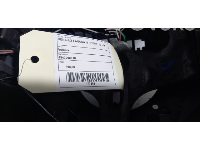 Руль Renault Laguna III  2007 - 2015 года 484300001R      