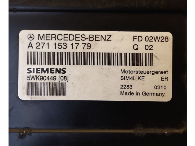 Řídící jednotka A2711531779   Mercedes-Benz C W203 2002