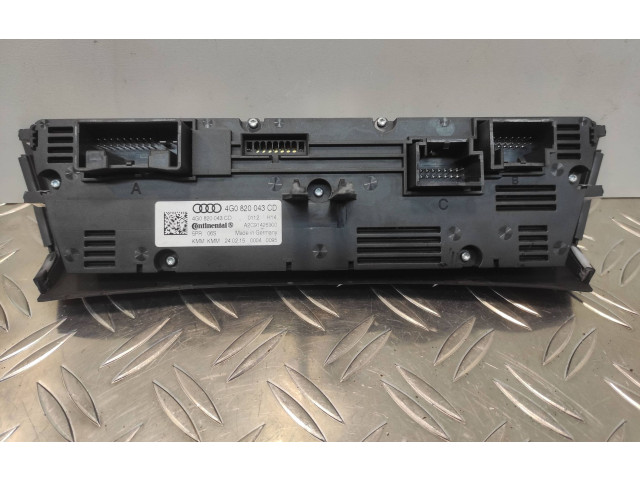 Блок управления климат-контролем 4G0820043CD, A2C91426900   Audi A6 S6 C7 4G