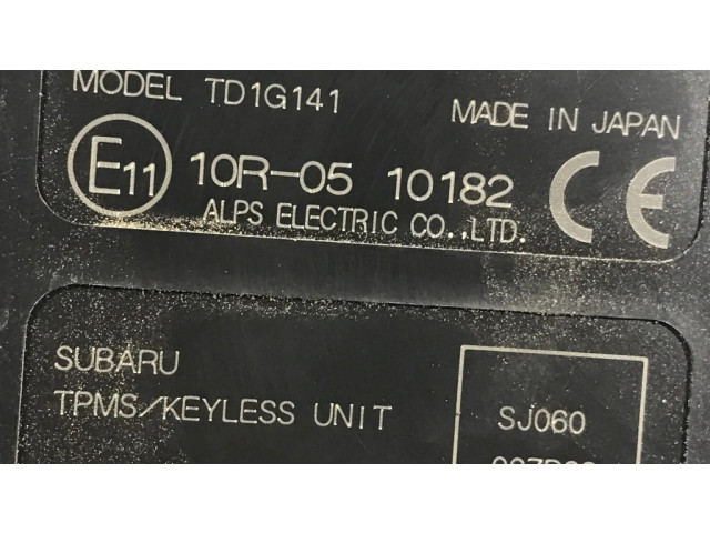 Блок управления 10R0510182, TD1G141   Subaru Forester SK