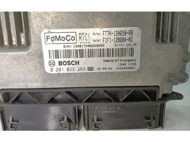 Блок управления двигателя 1846927, 0281033283   Ford Tourneo