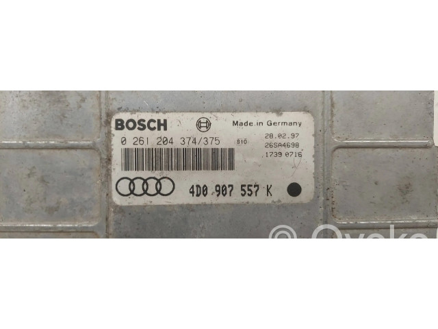 Блок управления двигателя 4D0907557K, 26SA4698   Audi A8 S8 D2 4D