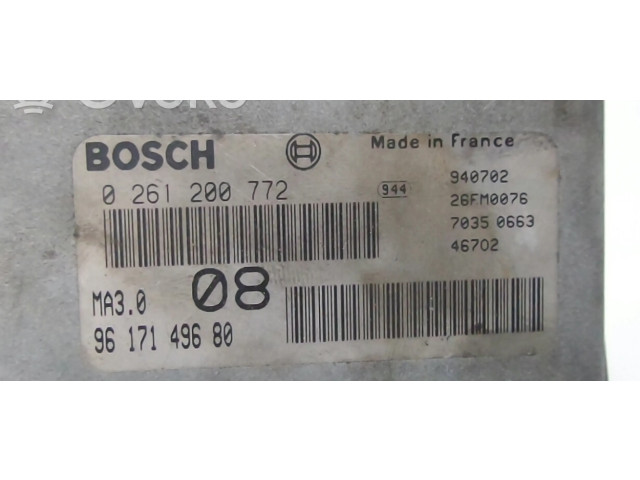 Řídící jednotka 9617149680   Peugeot 106 1994