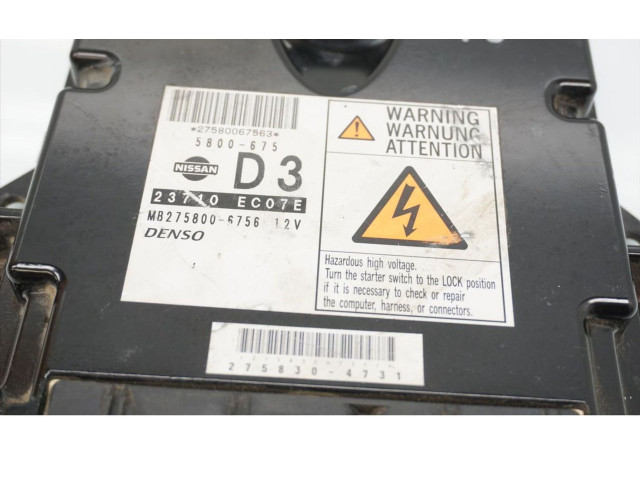 Řídící jednotka 23710EC07E   Nissan Navara 2007