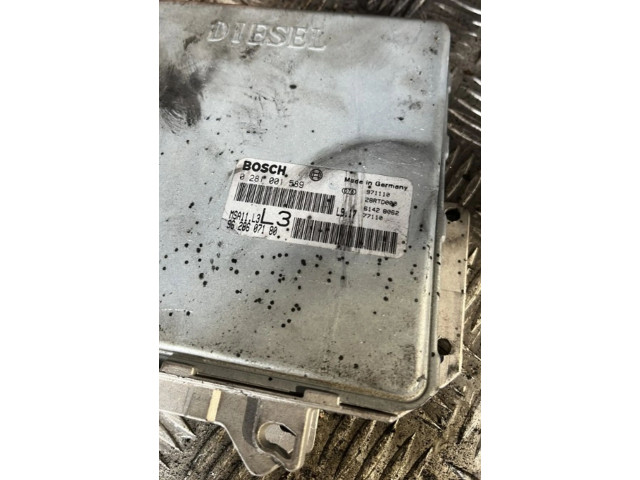 Блок управления двигателя 9628607180, 0281001589   Peugeot 605