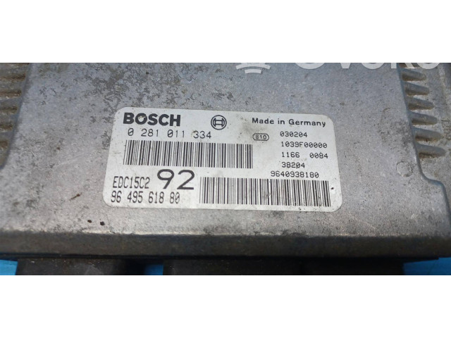 Řídící jednotka 9640938180, 9649561880   Peugeot 807 2003