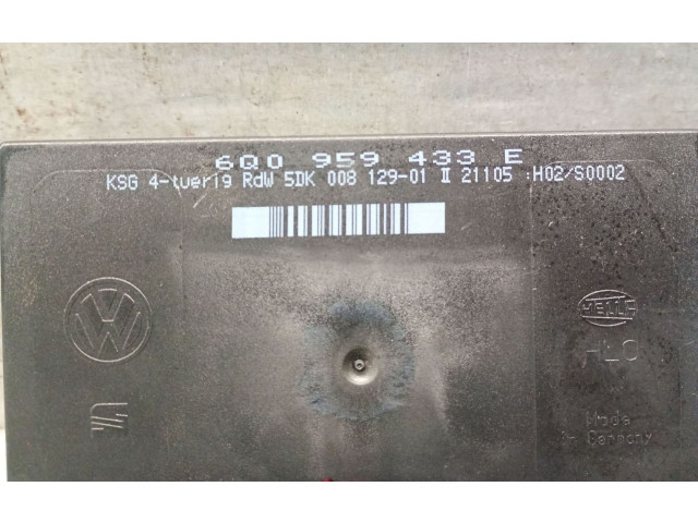 Блок комфорта 6Q0959433E, 6Q0959433E   Volkswagen Polo   