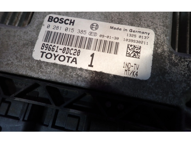 Řídící jednotka 89661-0DC20, 89661-0DC20   Toyota Yaris 2009