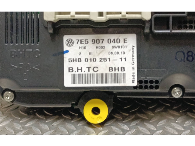 Блок управления климат-контролем 5HB010251, 7E5907040E   Volkswagen Multivan T5