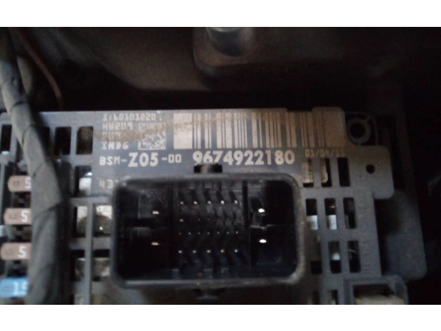 Pojistková skříňka Řídící jednotka BSM 9674822180   Peugeot 508 2011