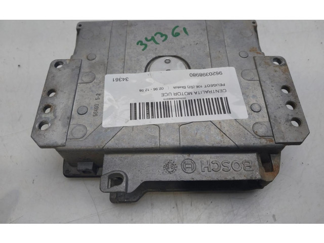 Řídící jednotka 9620398980   Peugeot 106 