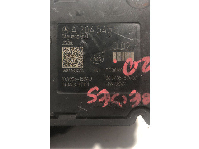 ABS Steuergerät    Mercedes-Benz C W204 2009