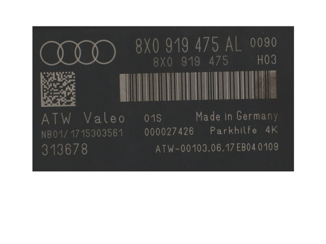 Блок подушек безопасности 8X0919475AL   Audi A1