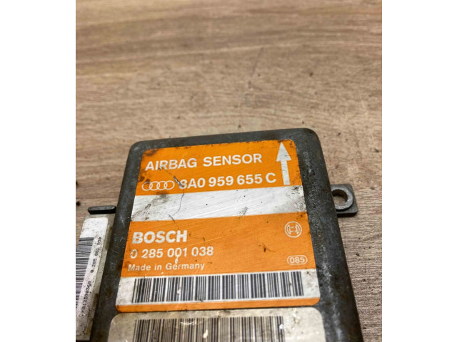 Блок подушек безопасности 8A0959655C, 0285001038   Audi A6 S6 C4 4A