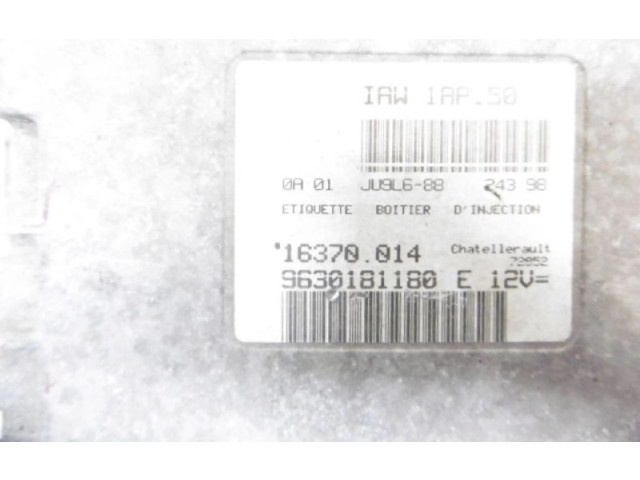 Řídící jednotka 9630181180, 9630181180   Peugeot 106 1999