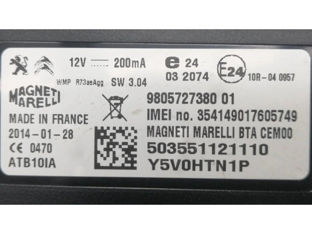 Řídící jednotka 9805727380, MODULOELECTRONICO   Peugeot 508 RXH 