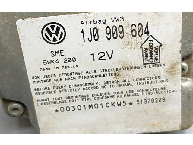 Блок подушек безопасности 1J0909604, 5WK4200   Volkswagen Golf IV