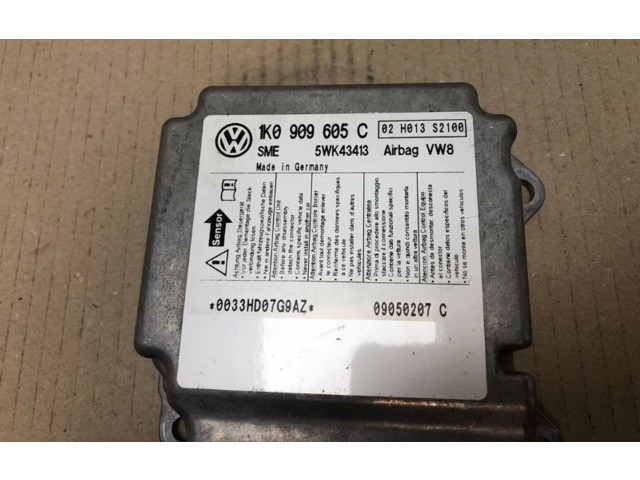 Блок подушек безопасности 1K0909605C, 1K0909605C   Volkswagen Golf Plus