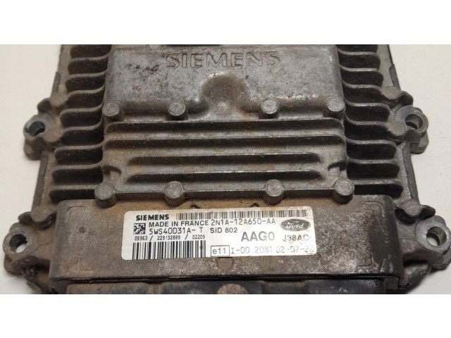 Блок управления двигателя 2N1A12A650AA, 5WS40031A   Ford Fusion