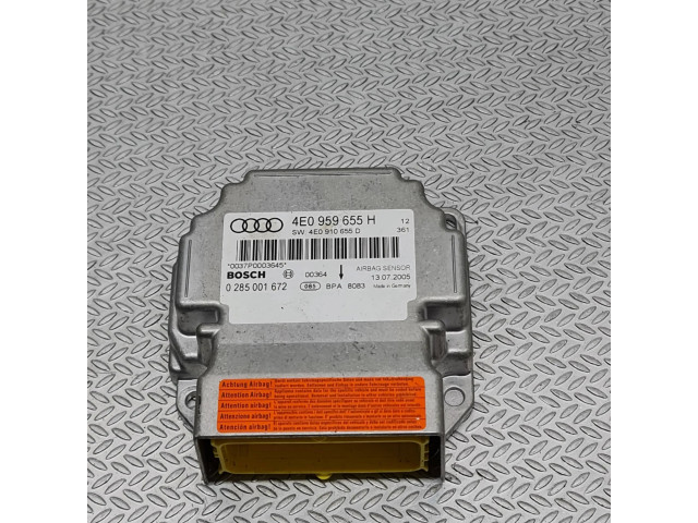 Блок подушек безопасности 4E0959655H, 4E0910655D   Audi A8 S8 D3 4E