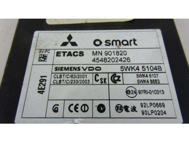 Блок управления 4548202426   Smart ForFour I