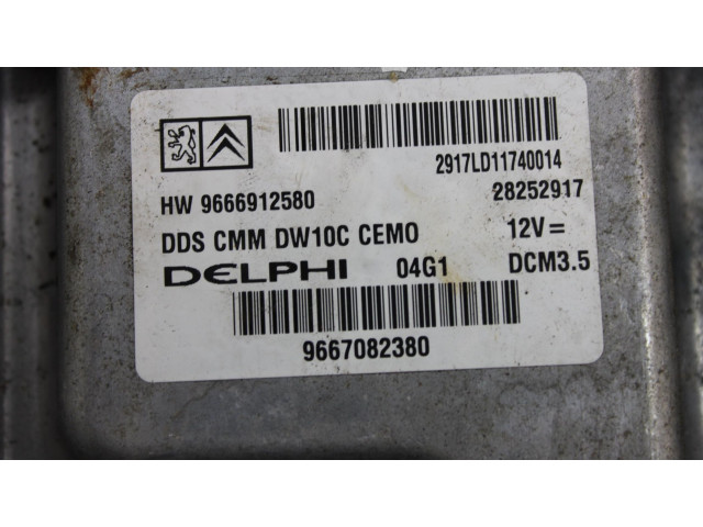 Комплект блоков управления 9667082380, 9666912580   Peugeot RCZ