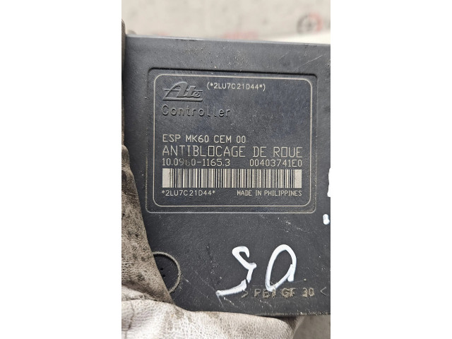 Блок АБС 00403741E0, 2LU7021D44   Citroen  C5  2005-2008 года