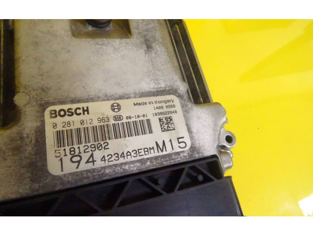Řídící jednotka 0281012963   Fiat Croma 2008