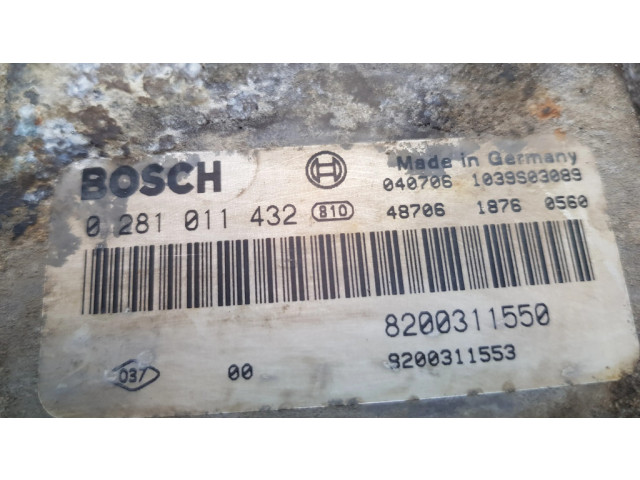 Řídící jednotka 0281011432, 8200311550   Renault Master II 2005