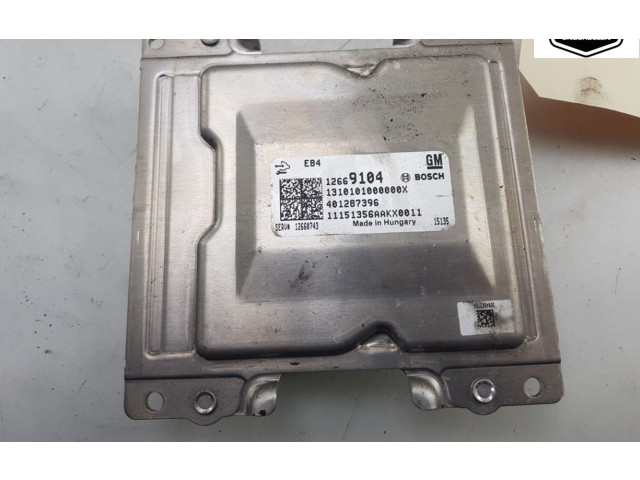 Блок управления двигателя 12672780, 12669104   Opel Karl