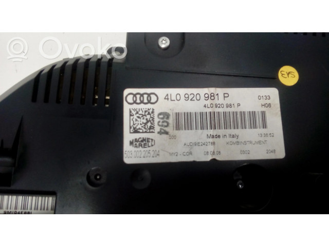 Панель приборов 4L0920981P, 5550022002   Audi Q7 4L       