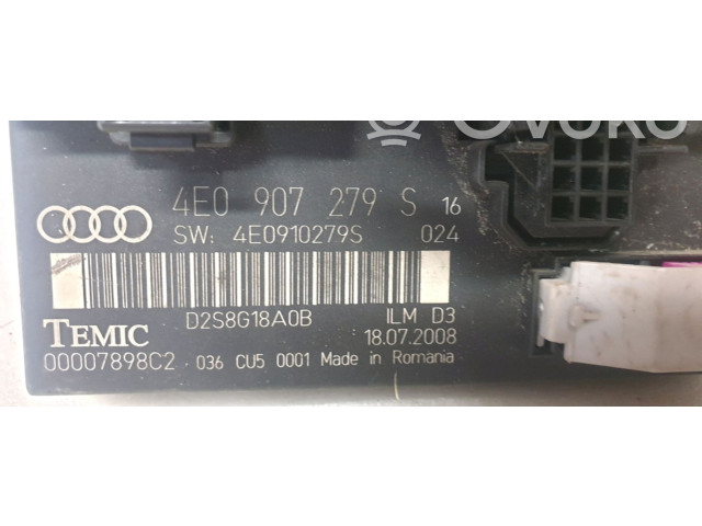 Блок комфорта 4E0907279S   Audi A8 S8 D3 4E   
