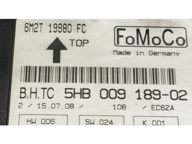 Блок управления климат-контролем 6M2T19980FC, 5HB00918902   Ford Galaxy