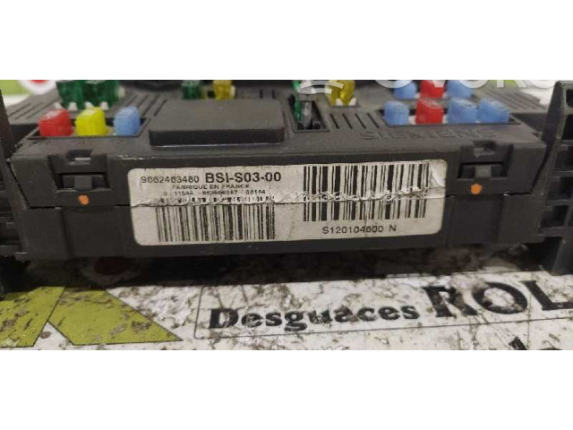 Pojistková skříňka Řídící jednotka BSM 9662463480   Peugeot 407 2006