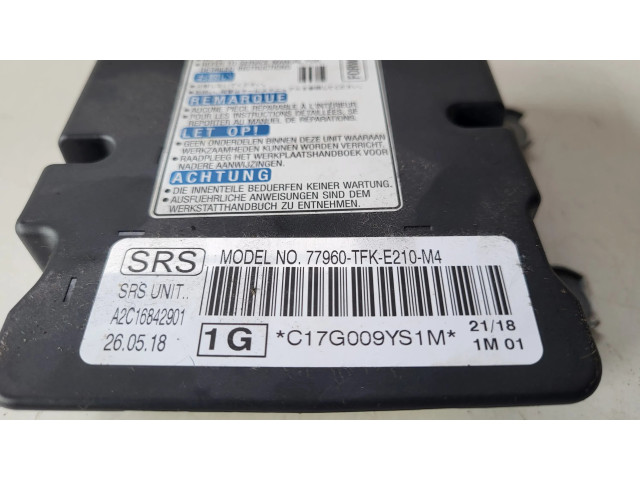 Блок подушек безопасности 77960TFKE210M4   Honda Civic X