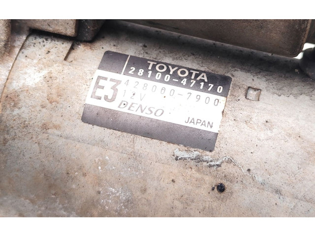 Стартер 28100-47170, 2810047170   Toyota Verso
