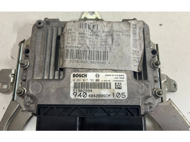 Řídící jednotka 0281017785, 51902994   Alfa Romeo Giulietta 2011