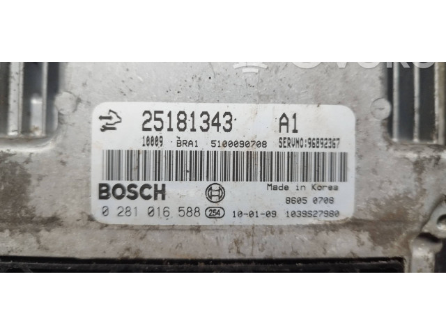 Řídící jednotka 25181343   Chevrolet Captiva 2011