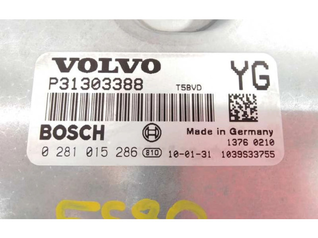 Řídící jednotka P31033388, 0281015286   Volvo S80 2010
