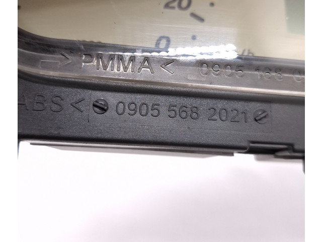 Přístrojová deska  Mercedes-Benz A W168 2002 09051680031, 09055682021  