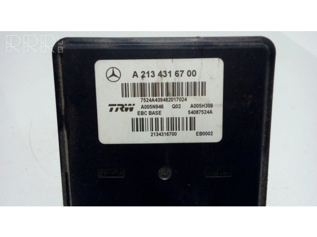 Jednotka ABS A2134316700, A5005N946   Mrcedes-Benz E W213 2017